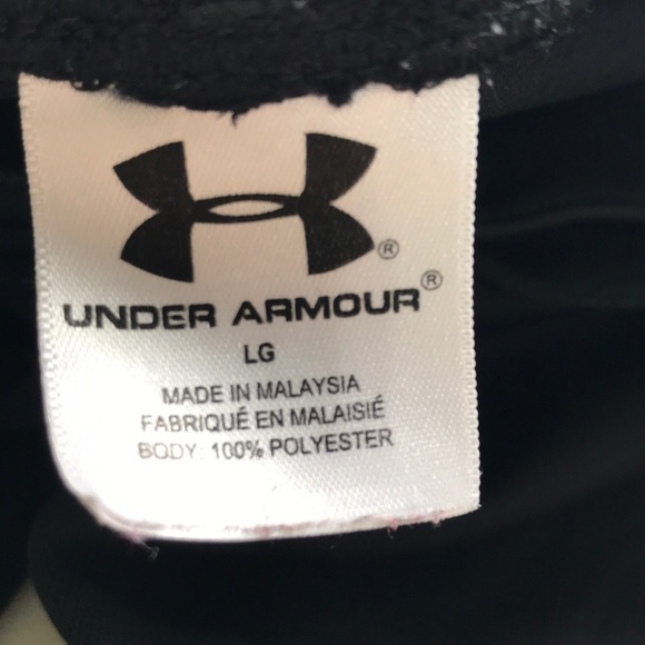 UNDER Armour black wide led athletic pants size Large - Picture 10 of 10